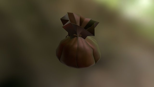 Coinbag made for a game 3D Model