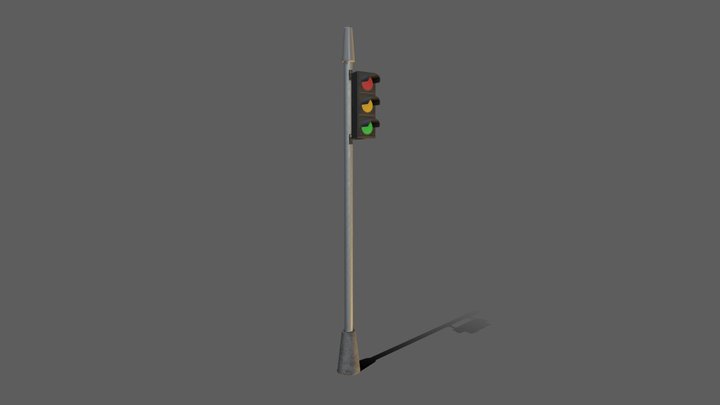 Traffic Lights 3D Model