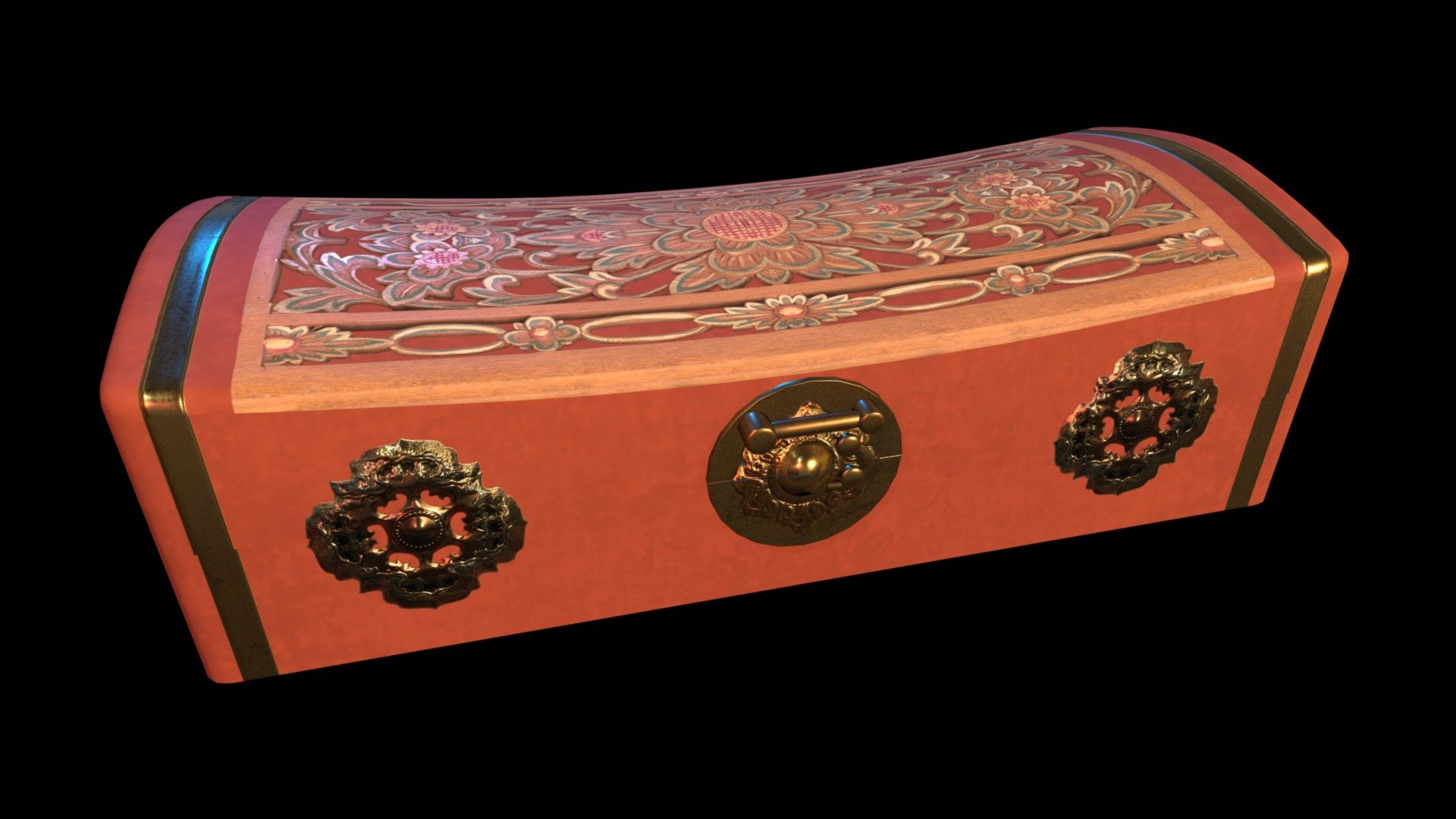 Chinese Box #2 - Buy Royalty Free 3d Model By The Ancient Forge (svein 