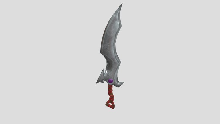 Videogame Sword 3D Model