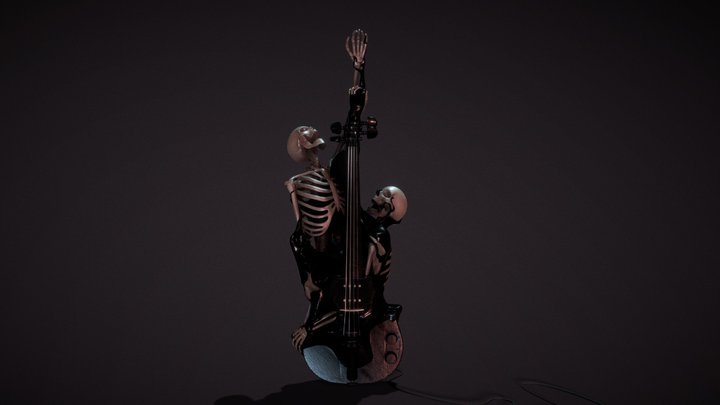 Death's Violin 3D Model