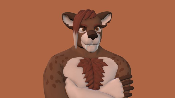Sabertooth Tiger VRChat Avatar 3D Model