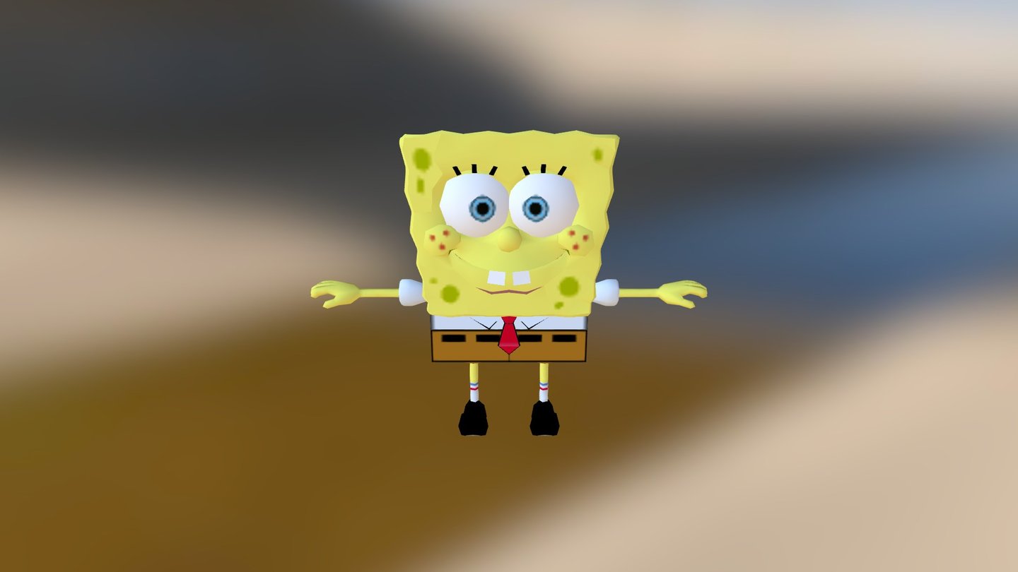 Spongebob 3D Model. 