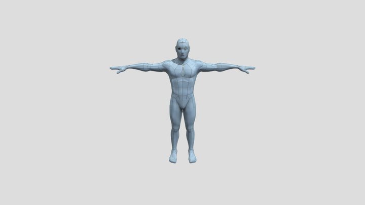 Human Base Mesh 3D Model
