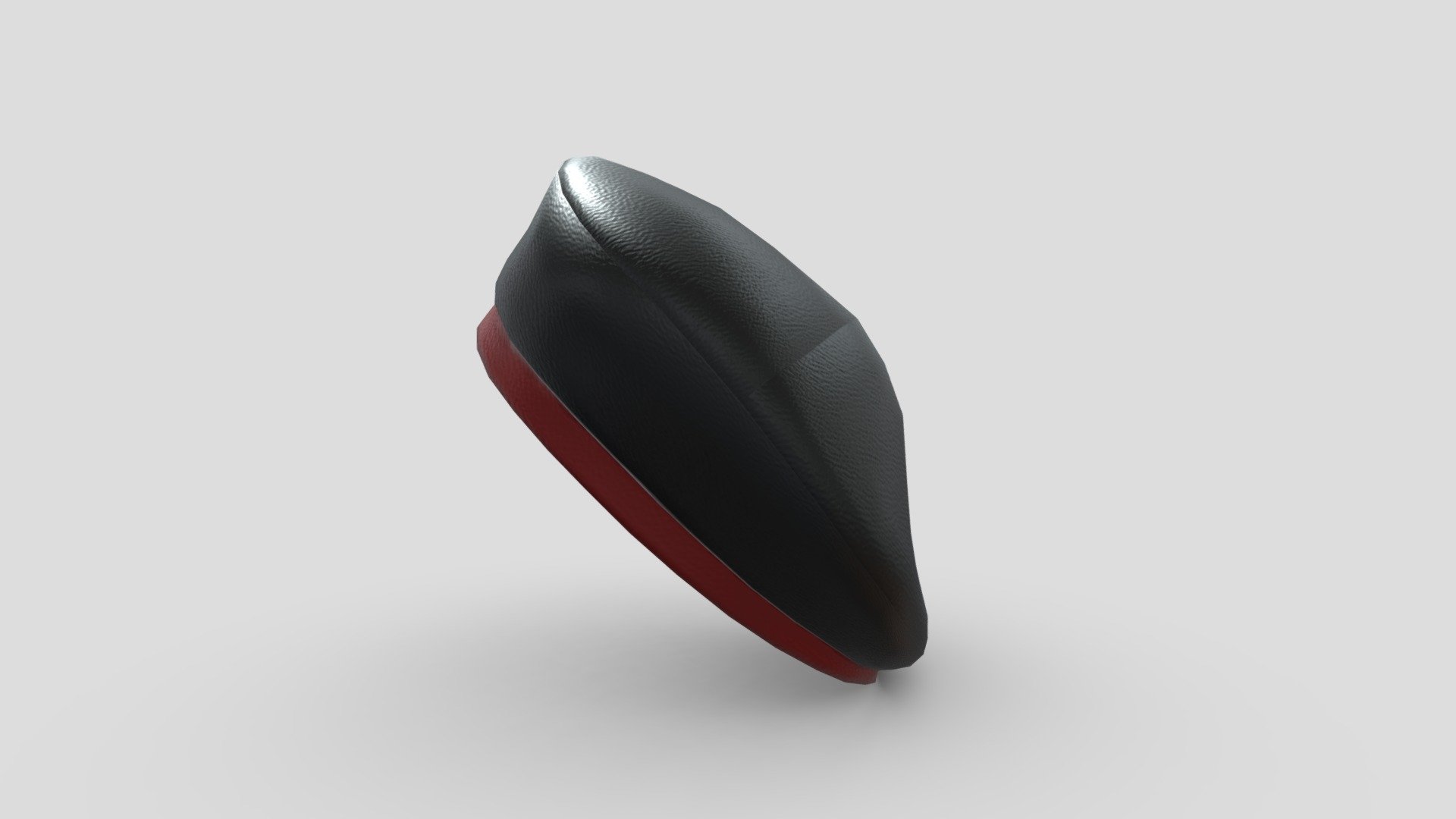 LeatherBeret_red💮📷 - 3D model by ayumi ikeda (@rxf10240) [ed809a1 ...