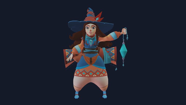 Lil witch 3D Model