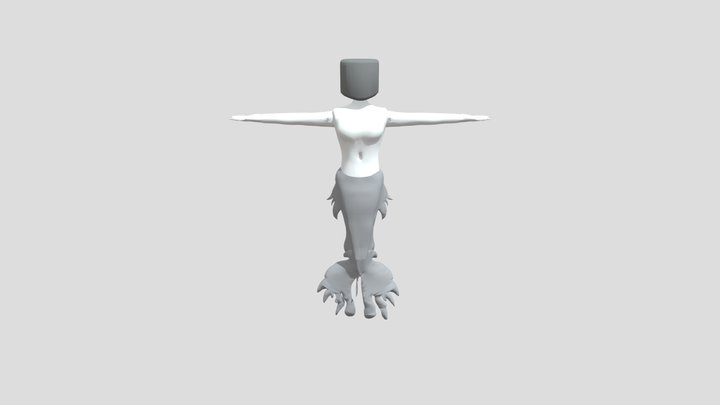 Snowys mermaid 3D Model