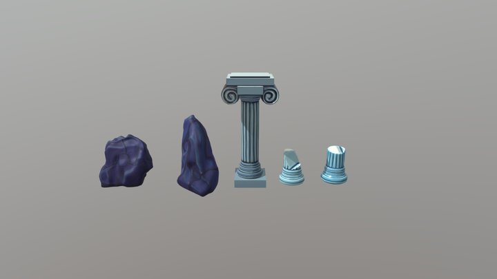 Asset pack for the game Capo Corsa 3D Model