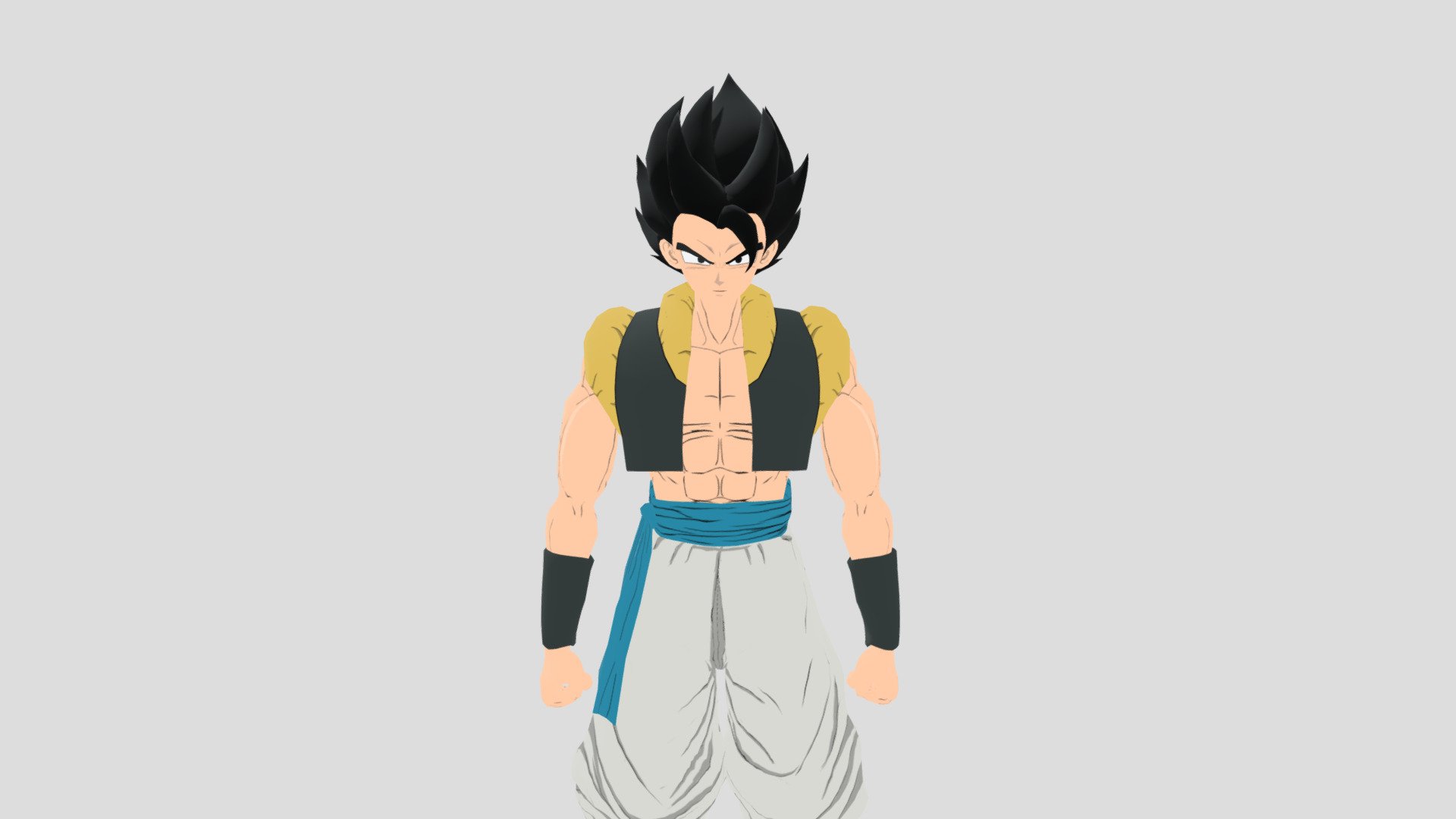 Gogeta 3d model (99) фото