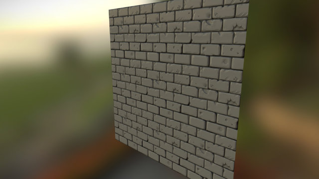 Brick Larger Tiletest 3D Model