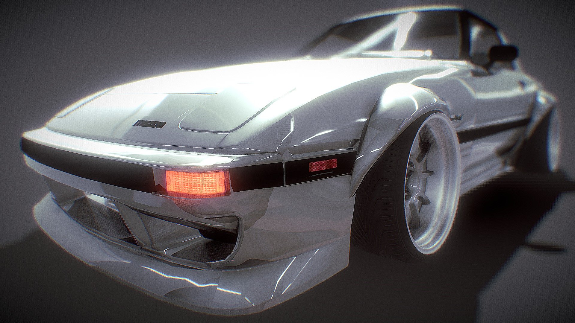 Mazda RX7 Series 1 — Sketchfab embed 3D viewer