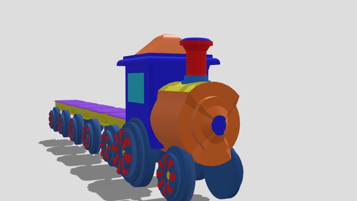 Chuchu train | Toy Train 3D Model