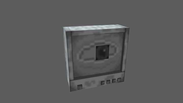 tv with eye 3D Model