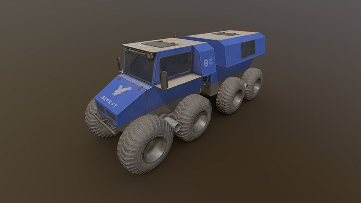 Berkut 8 - All-Terrain Vehicle 3D Model