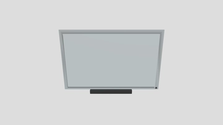 Monitor For Sketchfab 3D Model