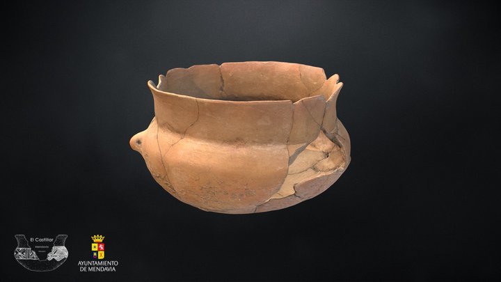 Cuenco cerámico (El Castillar, Mendavia) 3D Model