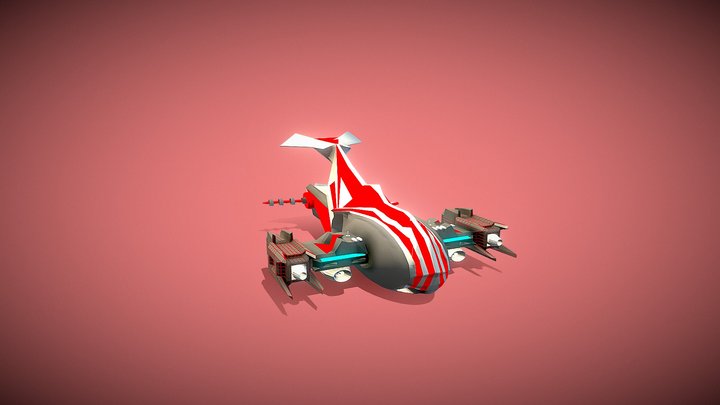 Zaks spaceship 3D Model