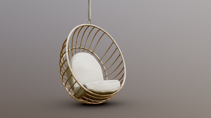 Outdoor Hanging Lounge Chair 3D Model