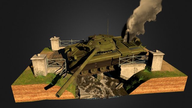 T72 Tank 3D Model