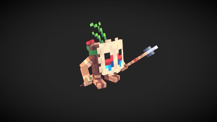 Tiki-Islander (Dart Gunner) 3D Model