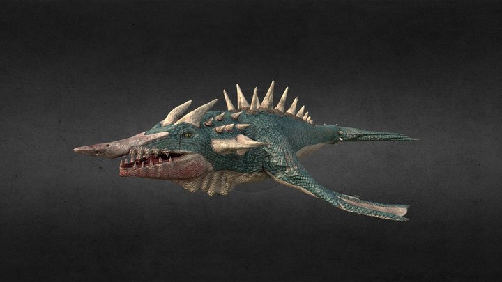 crocodile monster 3D Model