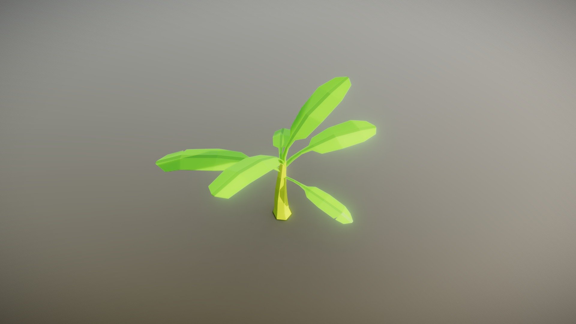 Low Poly Banana Sapling - Download Free 3D model by Matrix Rex ...