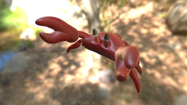 Crab FBX 3D Model