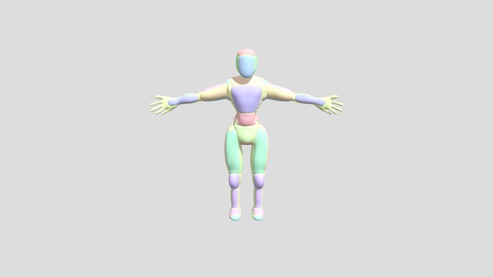 Male- Polygroups 3D Model
