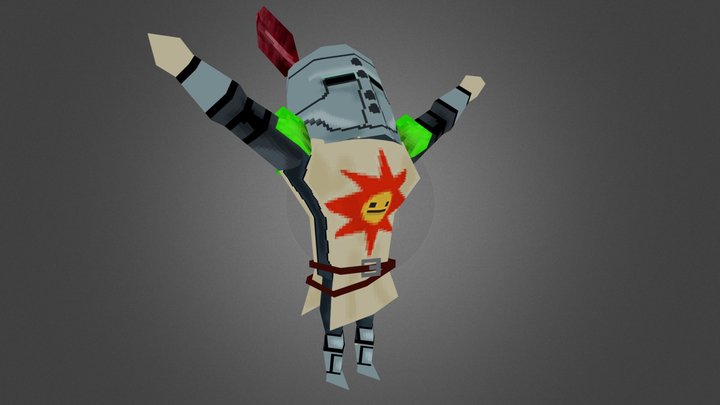 Dark Souls Phantom Hourglass - Solaire 3D Model