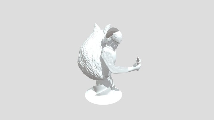 Esculpido con UVs para Adolfo 3D Model