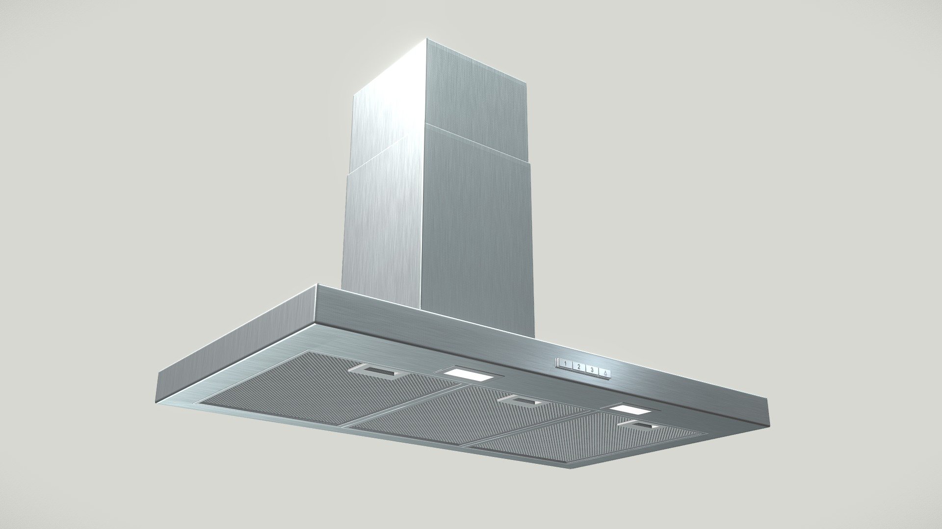 Kitchen Extractor Hood 1 3D model