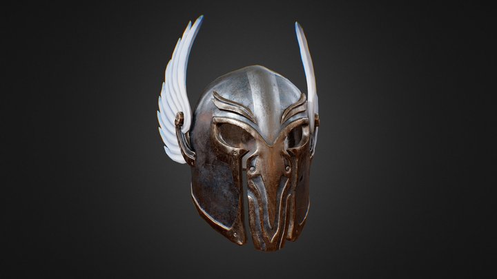 Fantasy helmet 3D Model