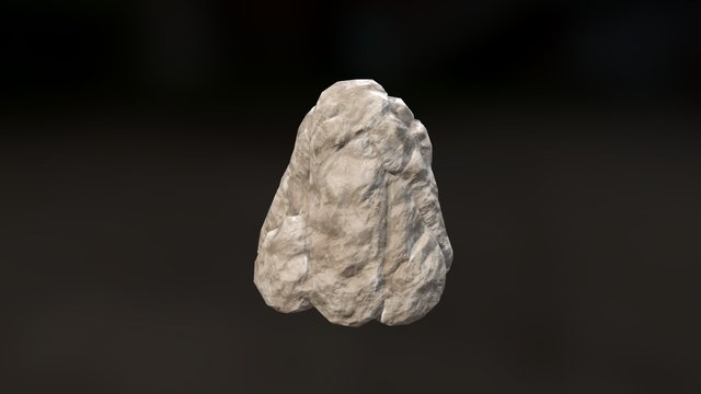 Large Desert Rock 1 3D Model