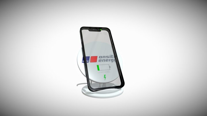 Helios Stand-up Wireless Charger 3D Model