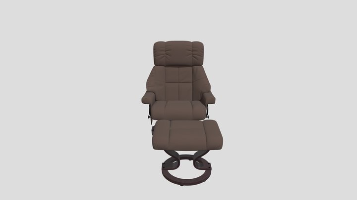 Chair and ottaman 3D Modelling and texturing 3D Model