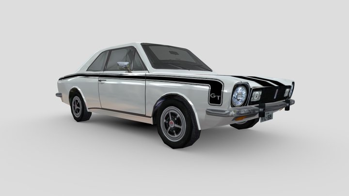 Ford Corcel I GT 1973 3D Model