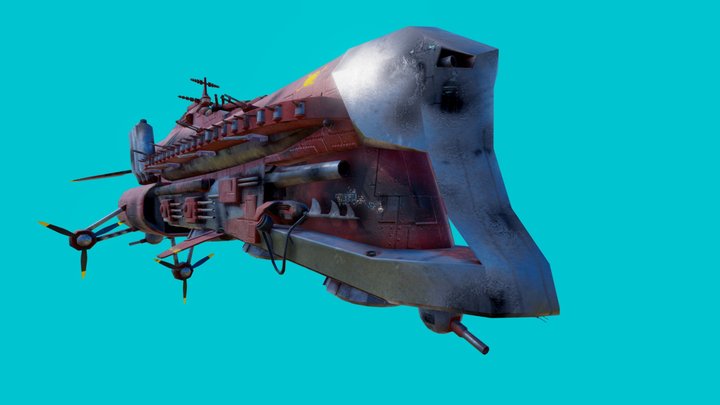 Pirate Dreadnought 3D Model