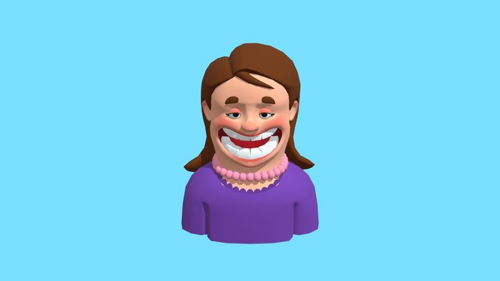 CustomerFemale1 3D Model