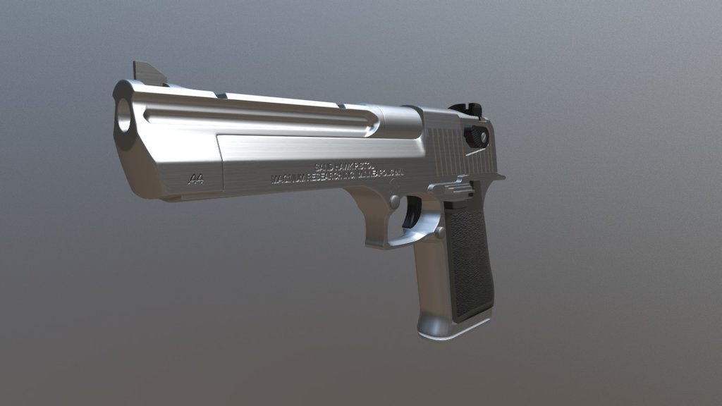 Desert Eagle Smooth - 3D model by anirbanmaji500 [ed95563] - Sketchfab