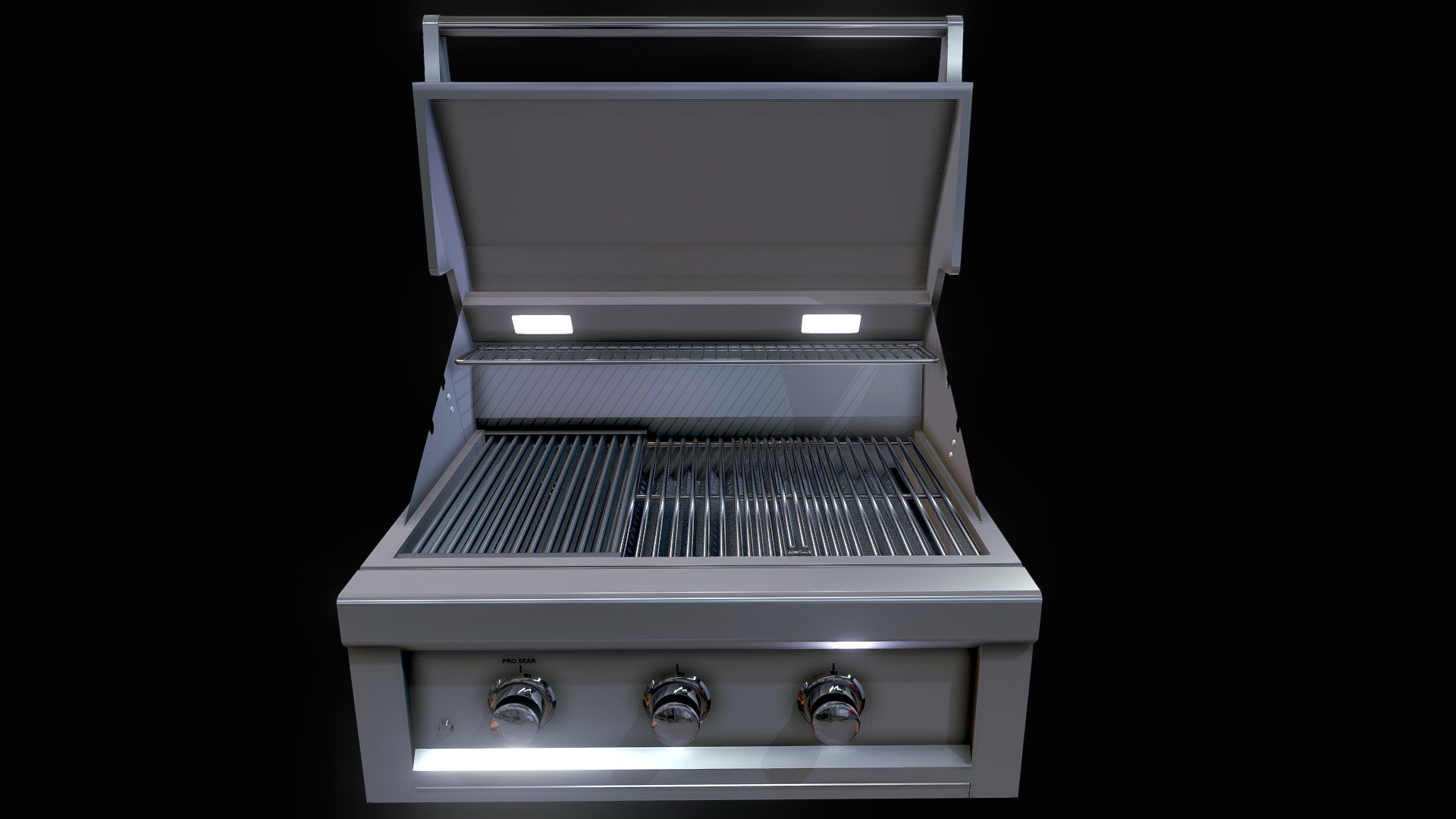 Sunstone Ruby Series 36 4-Burner Pro-Sear Stainless Steel Drop-In Nat –  Grill Collection
