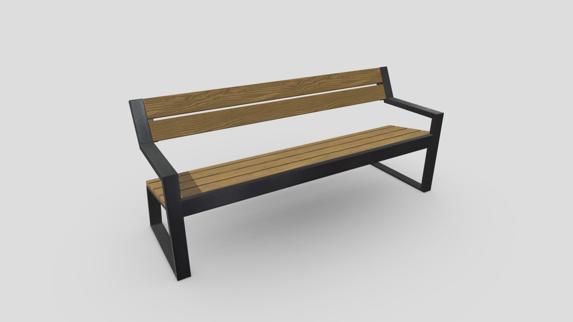 Bench 5 - Buy Royalty Free 3D model by plaggy [ed95fbe] - Sketchfab Store