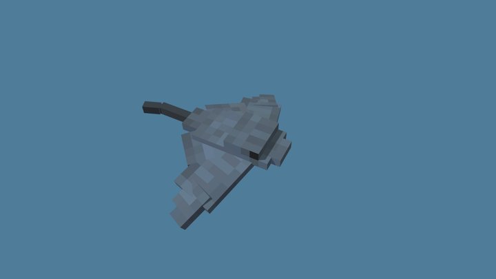 Minecraft stingray 3D Model