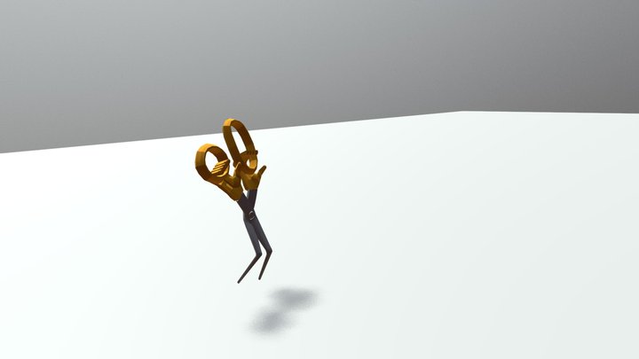 Scissors Juggle Dance 3D Model