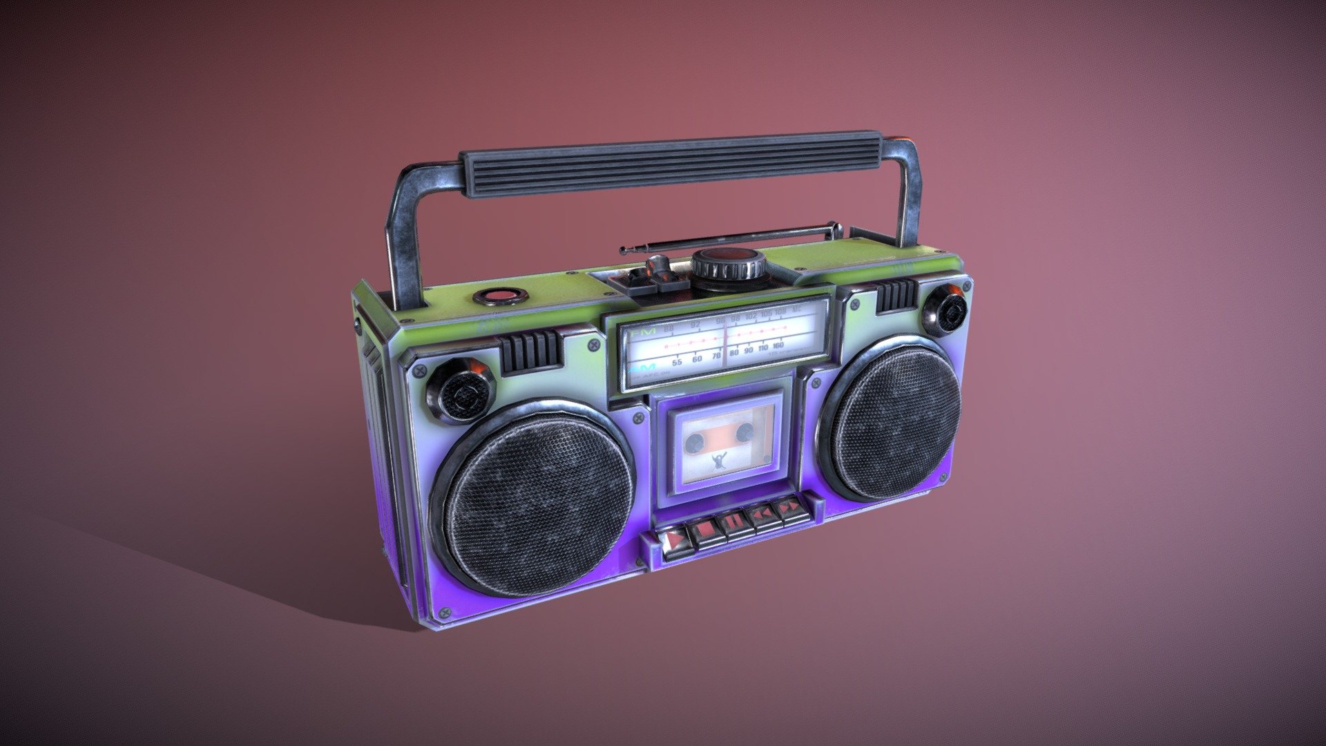 Time Storm Artifact - cassette player - 3D model by madseb [ed98be2 ...