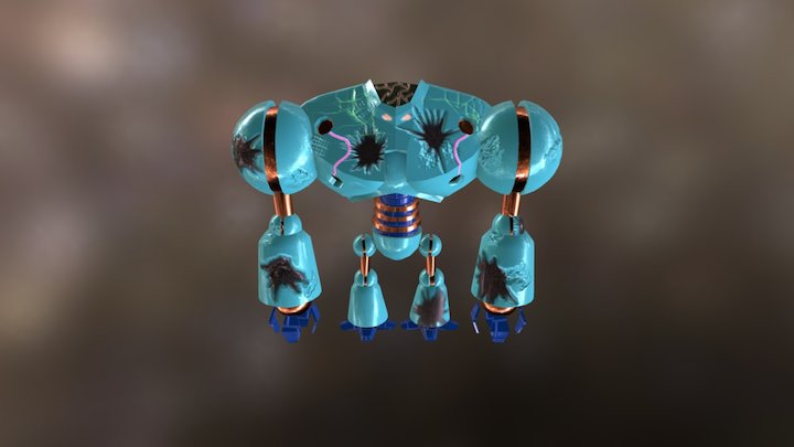 Robot(with materials) 3D Model
