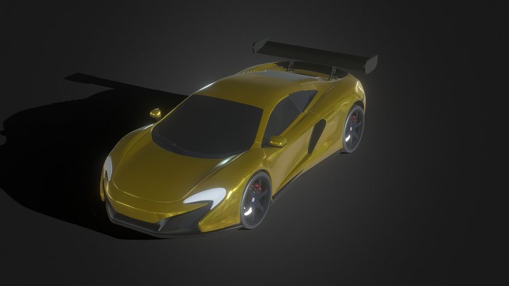 McLaren 650 3D Model