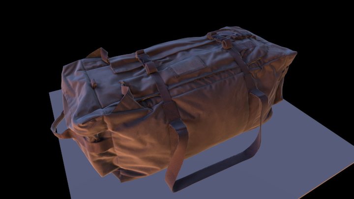 Military Bag 3D Model