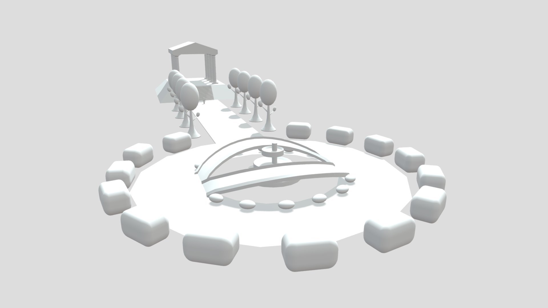Temple Scene Export