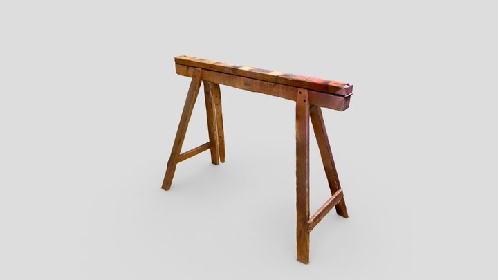 Painter Trestle 3D Model