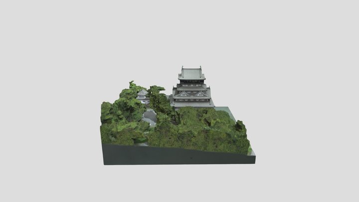 Kokura_castle 3D Model